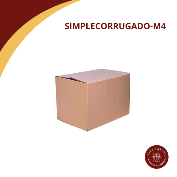 Caja carton simplecorrugado 27X36.5X24.5 M4N