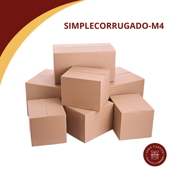 Caja carton simplecorrugado 27X36.5X24.5 M4N