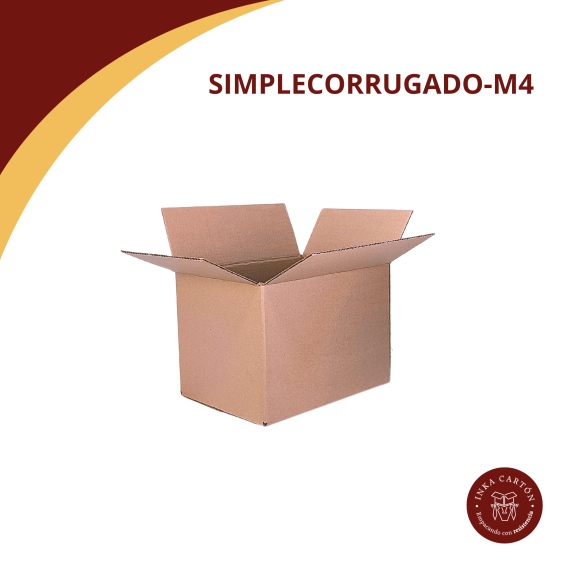 Caja carton simplecorrugado 27X36.5X24.5 M4N